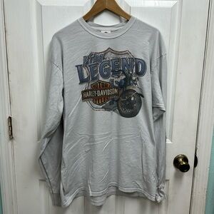 Sauk Prairie, Wisconsin Harley Davidson Long sleeve shirt